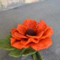 Orange blossom - Flowers - felting