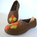 Rhombus - Shoes & slippers - felting