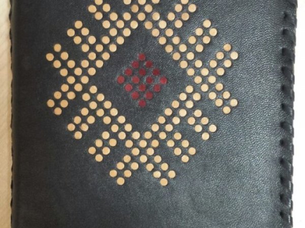 Leather folder workbook. 2