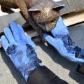 Felt gloves " Meow " - Gloves & mittens - felting