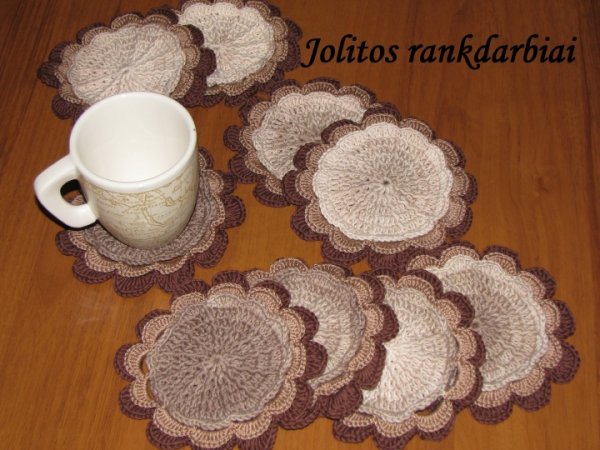 Servetėlės kavai - Staltiesės, servetėlės