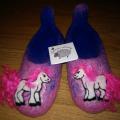 ... and once again pony - Shoes & slippers - felting