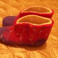 pink boots - Shoes & slippers - felting