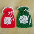 Christmas gift bags - Handbags & wallets - needlework