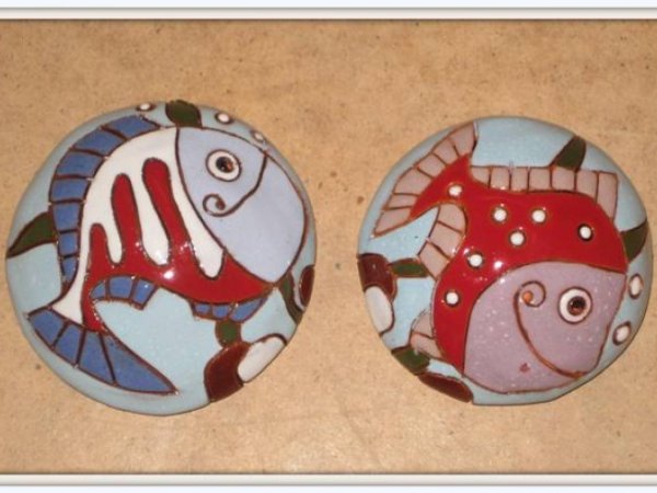 Magnets - Goldfish AKMENĖLIAI - Ceramics
