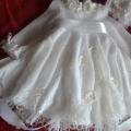 in baptism dress with cap - Baptism clothes - knitwork