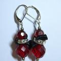 ROPS wine - Earrings - beadwork