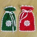 Christmas gift bags - Handbags & wallets - needlework