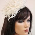 Wool head accessory bride - Hats - felting
