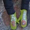 Felt gloves - Gloves & mittens - felting