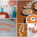 Child birthday party decorations - Works from paper - making