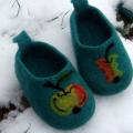 Apples - Shoes & slippers - felting