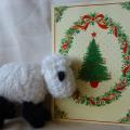Christmas sheep - Knittings for interior - knitwork