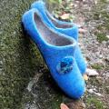 Blue finesse - Shoes & slippers - felting