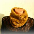 Warm sleeve, snood, alpaca - Scarves & shawls - knitwork