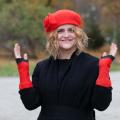 Felted merino wool riesines red - Wristlets - felting