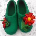 Felt slippers, Reservations - Shoes & slippers - felting