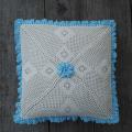 Blue flower - Pillows - needlework