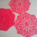 Red poppy - Tablecloths & napkins - needlework