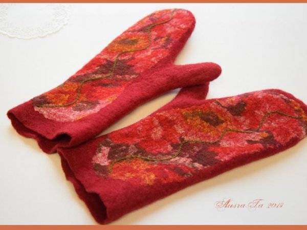 Red gloves - Gloves & mittens
