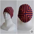 Blue-orange hat - Hats - knitwork