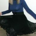 The black skirt  - Skirts - knitwork