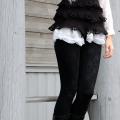 Black and white camisole - Blouses & jackets - felting