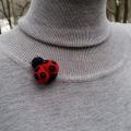 Ladybird - Brooches - felting