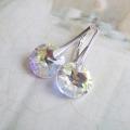 Rivoli Swarovski crystal AB - Earrings - beadwork