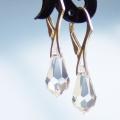 Swarovski crystal crystal - Earrings - beadwork