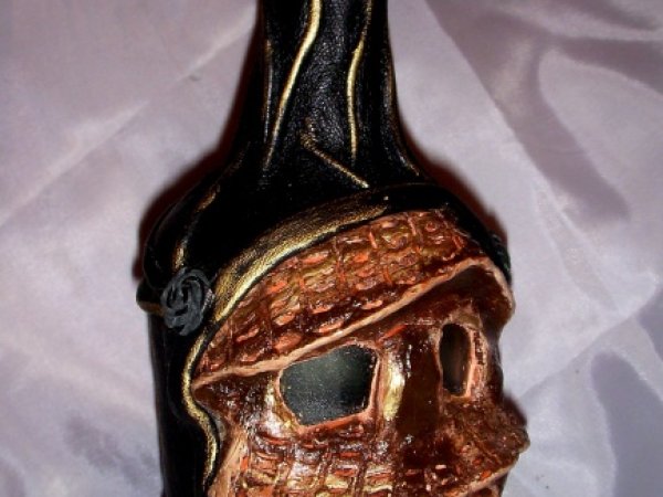 From skin - Decorated bottles