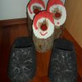 trees - Shoes & slippers - felting