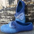 felted slippers " surf " - Shoes & slippers - felting