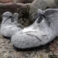 Felt slippers " Star of the Sea B " - Shoes & slippers - felting