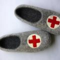 Doctoral slippers - Shoes & slippers - felting