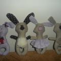 Hares - Dolls & toys - felting