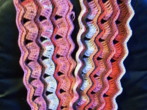 Openwork scarf 2