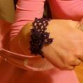 Purple - Bracelets - needlework
