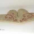 Coasters "Two Hearts" - Tablecloths & napkins - felting