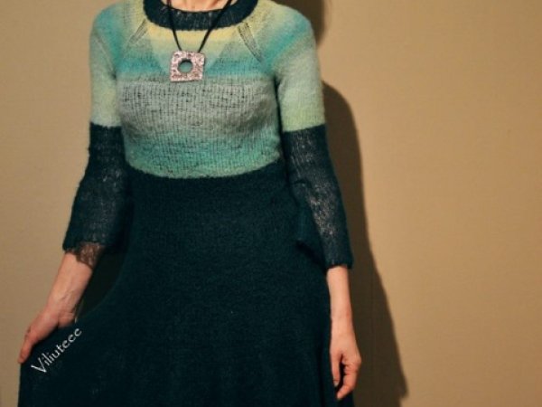 knitted mohair dress - Dresses
