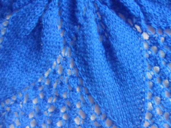 Blue dress for a baby girl 3