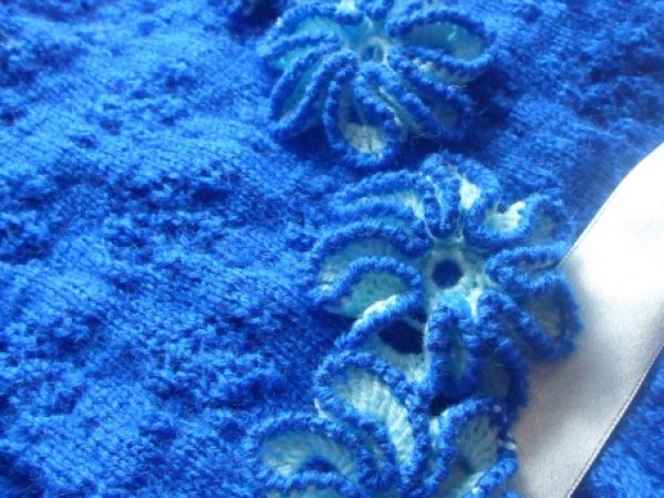 Blue dress for a baby girl 2