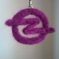 Opel badge - Pendants - felting