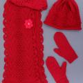 party hat and gloves - Hats - knitwork