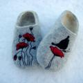 Beauty lies in simplicity - Shoes & slippers - felting