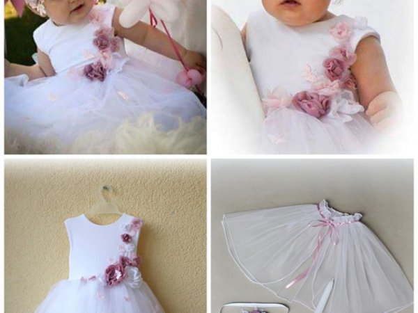 Krikšto rubeliai mergaitėms " princese" 3