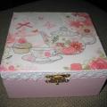 Tea Box - Decoupage - making