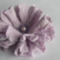 Flower Brooch - Flowers - felting