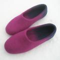 purple - Shoes & slippers - felting