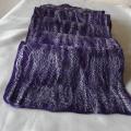 Masculine violet scarf - Scarves & shawls - felting